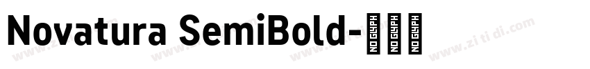 Novatura SemiBold字体转换
